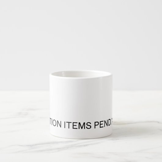 Expresso Éléments d'action en attente | Tasse à espresso Pr (Devant)