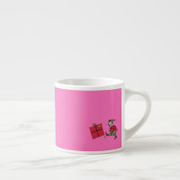 Elfe en colère à gauche tasse espresso