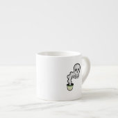 Expresso Espreso tasse avec fenjan et crâne (Devant droit)
