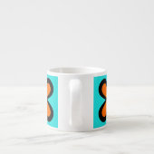 Expresso fleur graphique audacieuse CaféOlé 6oz. tasse de (Dos)