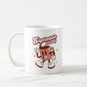 Expresso Jezelf Koffieliefhebber Grappige koffie Koffiemok