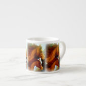 Expresso juments et tasse de café express de poneys (Devant droit)