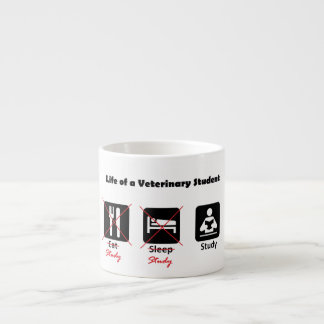 Expresso La vie d'une tasse vétérinaire de café express
