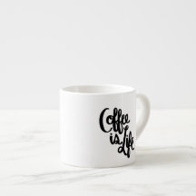 Le café est tasse de café express de la vie