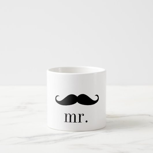 Expresso M. Mustache : Tasse de café express (Devant)