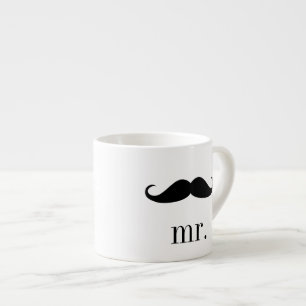 Expresso M. Mustache : Tasse de café express