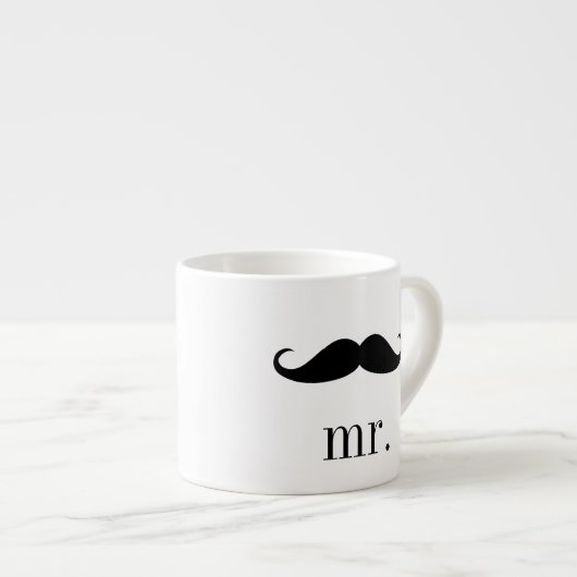 Expresso M. Mustache : Tasse de café express (Devant droit)