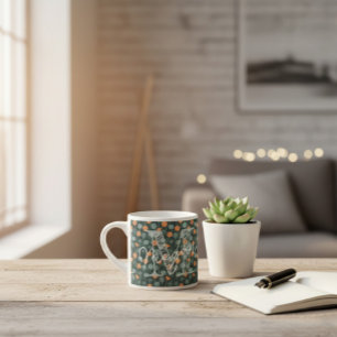 Expresso Mini tasse à café florale personnalisée