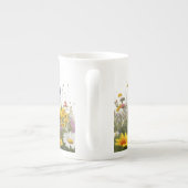 Expresso mok met bloemenontwerp (Achterkant)