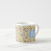 Expresso MOSAÏQUE DE COUVERTURE Tasse à espresso + Texte / (Devant droit)