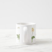 Expresso Orchidée dans le pot vert dans la tasse botanique (Dos)