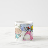 Expresso Petit lapin dans une tasse de lit (Devant)
