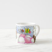 Expresso Petit lapin dans une tasse de lit (Devant droit)