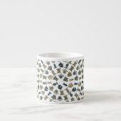 Expresso Pièces d'échecs dans la tasse d'Expresso de (Devant)