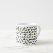 Expresso Pièces d'échecs dans la tasse d'Expresso de (Devant droit)