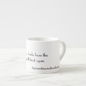 Expresso Qui boit de cette tasse (Devant droit)