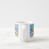 Expresso Snowmen famille Espresso tasse (Dos)