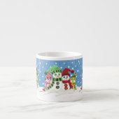 Expresso Snowmen famille Espresso tasse (Devant)