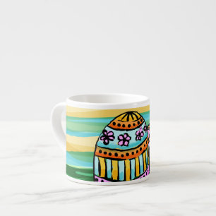 Expresso Tailles de la tasse 3 de spécialité, oeufs de