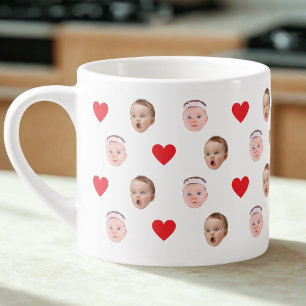 Expresso Tapis, tasse photo personnalisée, Cadeau bébé