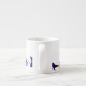 Expresso tasse à café Violettes (Dos)