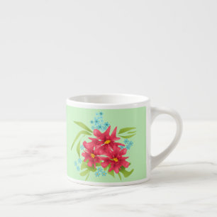Expresso Tasse à espresso bouquet printanier