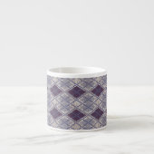 EXPRESSO TASSE À ESPRESSO EN MAILLE ARGYLE PLUM (Devant)