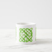 Expresso Tasse à espresso GREEN CELTIC KNOT (Devant)