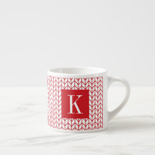 Expresso TASSE À ESPRESSO RED LINE KNIT + Initiale II