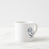 Expresso Tasse bébé poussin bleu marine (Devant droit)