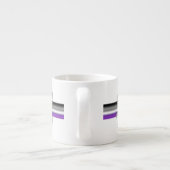 Expresso Tasse blanche de café express de logo de pelle de (Dos)