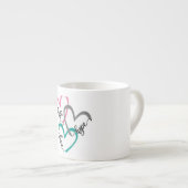 Expresso Tasse Cœurs Foi Espérance Amour (Devant droit)