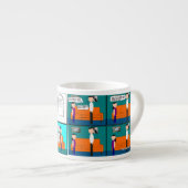 Expresso Tasse de bande dessinée (Devant droit)