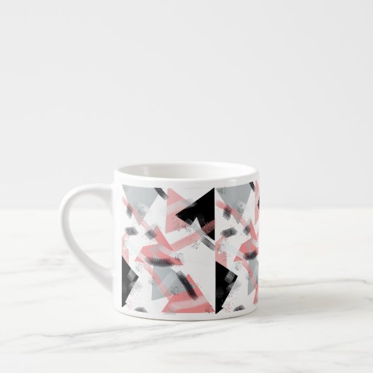Expresso Tasse de café à motif de pyramide triangulaire d'a (Gauche)
