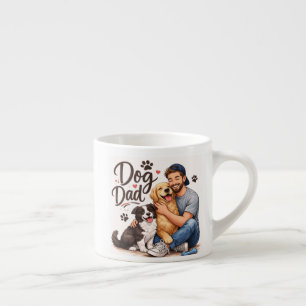 Expresso Tasse de café Cool Dog Dad – Cadeau amusant pour a