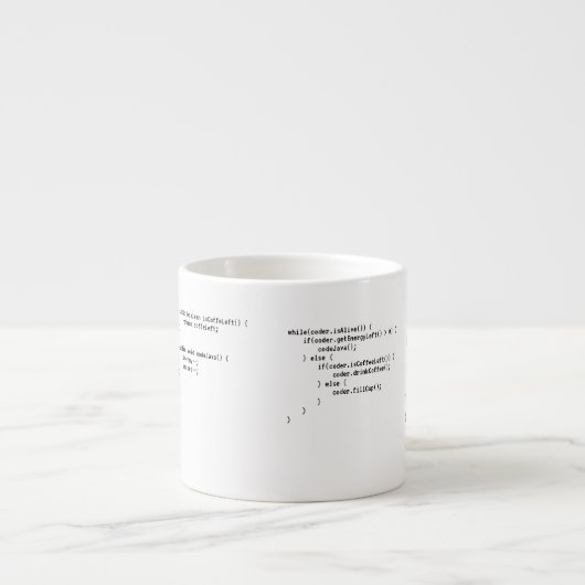 Expresso Tasse de café de codeur de Java (Devant)
