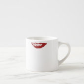 Expresso Tasse de café de tache de lèvre (Droite)