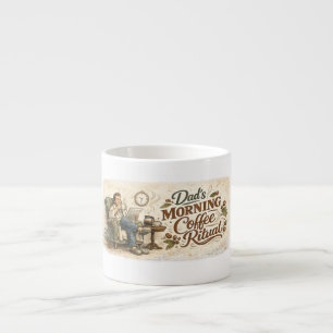 Expresso Tasse de café drôle pour le rituel du café du mati