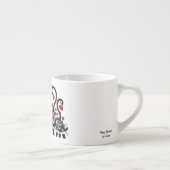 Expresso Tasse de café express avec de petits chats jouant (Droite)