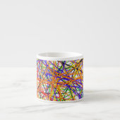 Expresso Tasse de café express avec la conception abstraite (Devant)