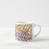 Expresso Tasse de café express avec la conception abstraite (Droite)