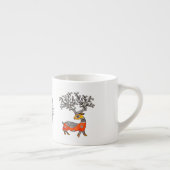 Expresso Tasse de café express d'art populaire de Gond (Droite)