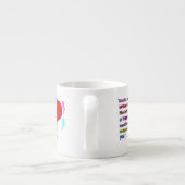 Expresso Tasse de café express de citation de salutation (Dos)