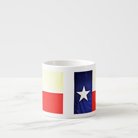 Expresso Tasse de café express de drapeau du Texas (Devant)