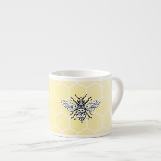 Expresso Tasse de café express de la reine des abeilles | (Devant droit)