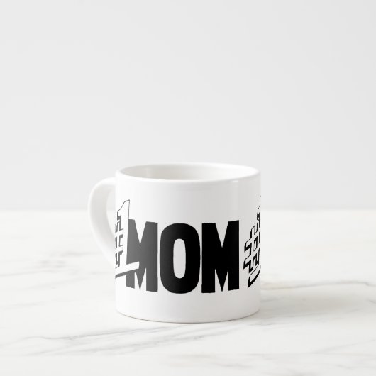 Expresso Tasse de café express de maman du numéro 1 (Devant gauche)