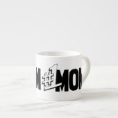 Expresso Tasse de café express de maman du numéro 1 (Devant droit)