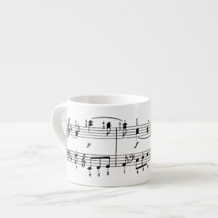 Expresso Tasse de café express de notes musicales