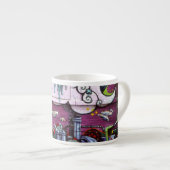 Expresso Tasse de café express de photo de graffiti de Mont (Devant droit)