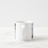 Expresso Tasse de café express de pie affichée par noir de (Dos)